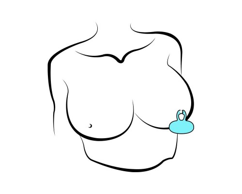 Вибростимулятор для орального секса, бирюзовый