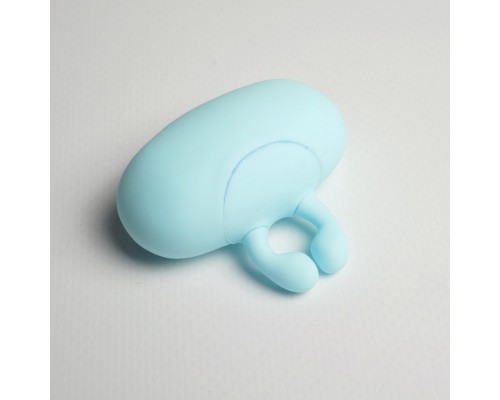Вибростимулятор для орального секса, бирюзовый