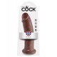 Потрясающий фаллоимитатор-гигант на присоске King Cock 10 Cock Brown - идеальный выбор для незабываемого удовольствия