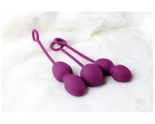 Nova Ball Фиолетовый: Вагинальные шарики со смещенным центром тяжести