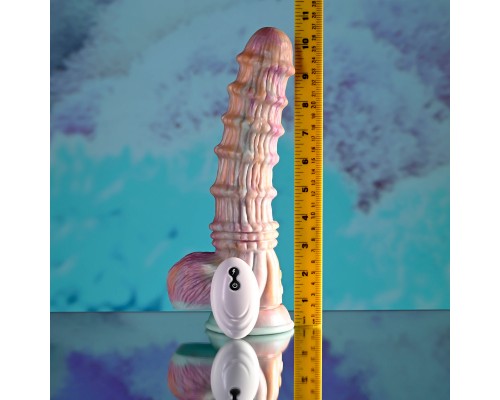 Фаллоимитатор необычной формы на присоске с вибрацией Fantasy