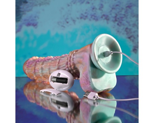 Фаллоимитатор необычной формы на присоске с вибрацией Fantasy