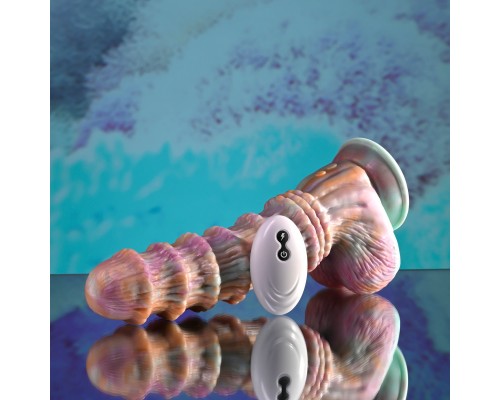 Фаллоимитатор необычной формы на присоске с вибрацией Fantasy