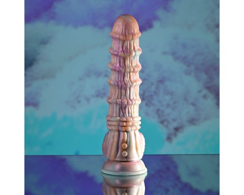 Фаллоимитатор необычной формы на присоске с вибрацией Fantasy