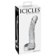 Стеклянный фалломитатор Icicles No. 61 - Clear: элегантная интимная игрушка для удовольствия