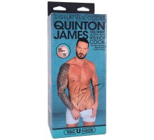 Фаллоимитатор с мошонкой на съемной присоске Quinton James Signature Cocks