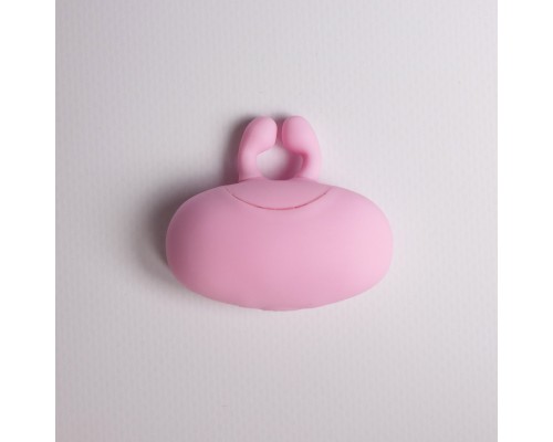 Вибростимулятор для орального секса, розовый