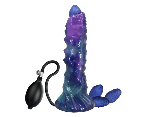 Duskwalker Sentinal, фаллоимитатор яйцеродящий на присоске, серии Power Monsters, 23 см