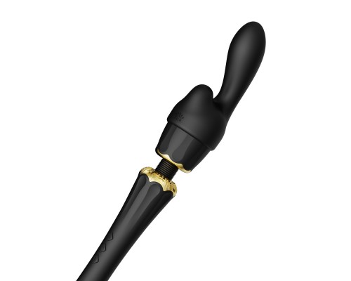 Вибромассажёр с насадками KYRO, чёрный