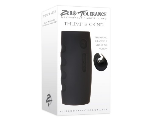 THUMP & GRIND - перезаряжаемый силиконовый мастурбатор для удовольствия