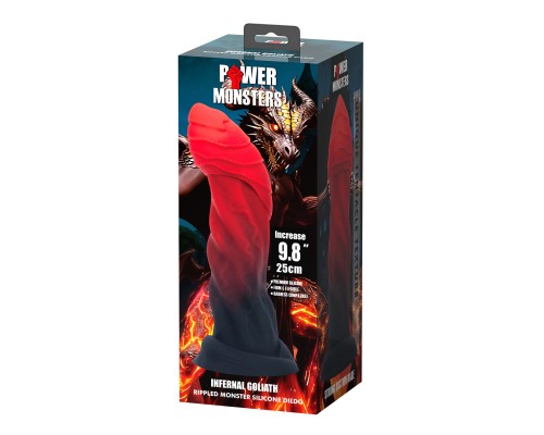 Infernal Goliath, фаллоимитатор на присоске, серии Power Monsters, 25 см