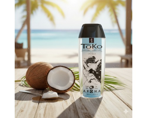 Интимный гель TOKO AROMA: аромат COCONUT WATER, 165 мл - нежность и удовольствие