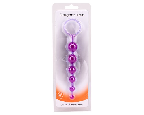 Анальная цепочка фиолетовая DRAGONZ TALE ANAL - интимный аксессуар для наслаждения великолепными ощущениями.