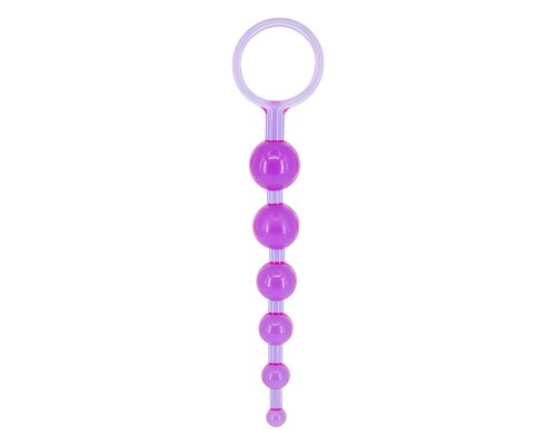 Анальная цепочка фиолетовая DRAGONZ TALE ANAL - интимный аксессуар для наслаждения великолепными ощущениями.