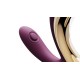 Вибромассажёр зоны G с пульсацией, вакуумной стимуляцией и функцией нагрева TALIS, фиолетов