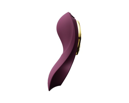 Носимый вибромассажёр с насадкой и пультом AYA, фиолетовый