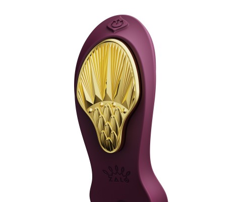 Носимый вибромассажёр с насадкой и пультом AYA, фиолетовый