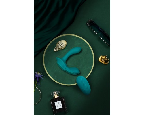 Носимый вибромассажёр с насадкой и пультом AYA, фиолетовый