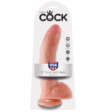 Фаллоимитатор на присоске 9 Cock with Balls