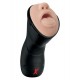 Мастурбатор-ротик с вибрацией PDX ELITE Deep Throat Vibrating Stroker