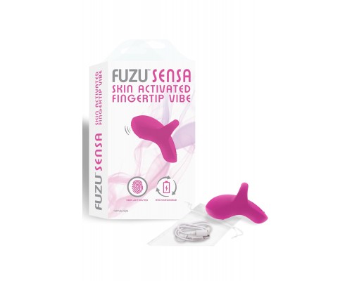 Вибромассажёр на палец Fuzu Sensa, розовый