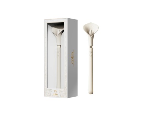 Двусторонний вибромассажёр CALLA, бежевый