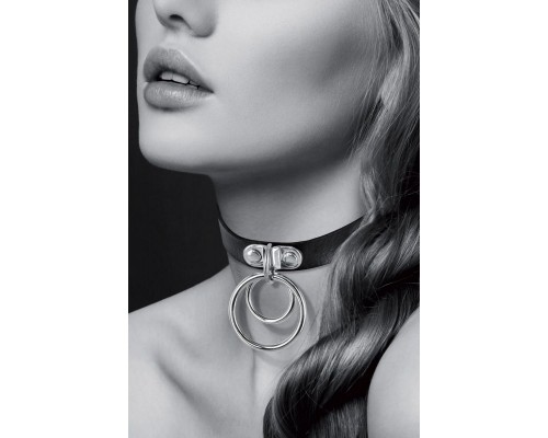 Чокер с кольцами COLLIER RAS DE COU NOIR