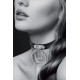 Чокер с кольцами COLLIER RAS DE COU NOIR