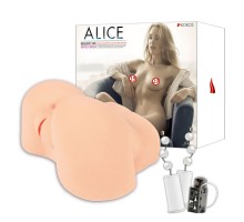 ALICE Мастурбатор вагина и анус полуторс с вибрацией,ротацией