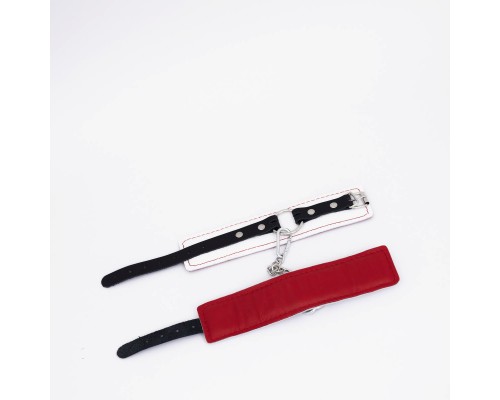 Наручники бело-красные