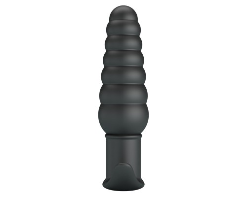 Анальная вибропробка ребристая Aeolis