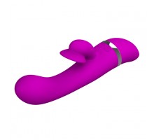 Вибромассажер с клиторальным стимулятором 