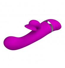 Вибромассажер с клиторальным стимулятором 