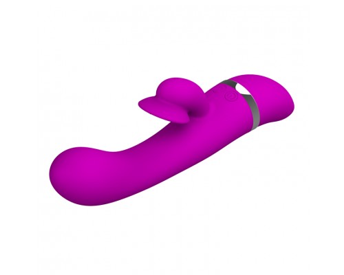 Вибромассажер с клиторальным стимулятором 