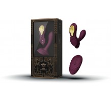 Носимый вибромассажёр с насадкой и пультом AYA, фиолетовый