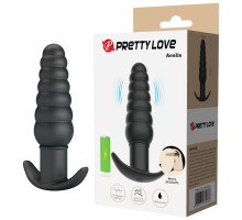 Анальная вибропробка ребристая Aeolis