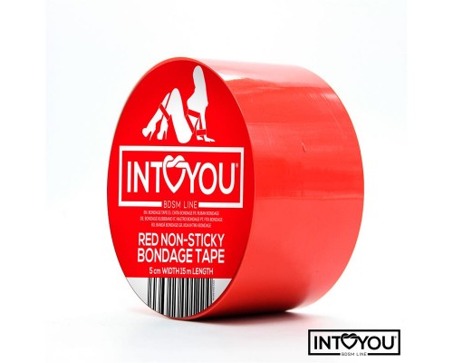 Скотч для фиксации, 15 метров, красный