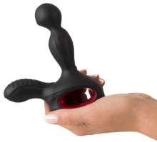Вибромассажер простаты с нагревом и ротацией Silicone Prostate Plug