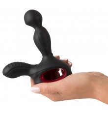 Вибромассажер простаты с нагревом и ротацией Silicone Prostate Plug