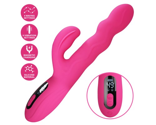 Вибростимулятор-кролик с волновыми движениями Winters