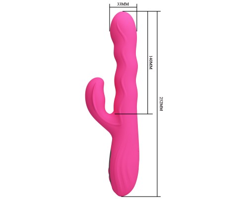 Вибростимулятор-кролик с волновыми движениями Winters