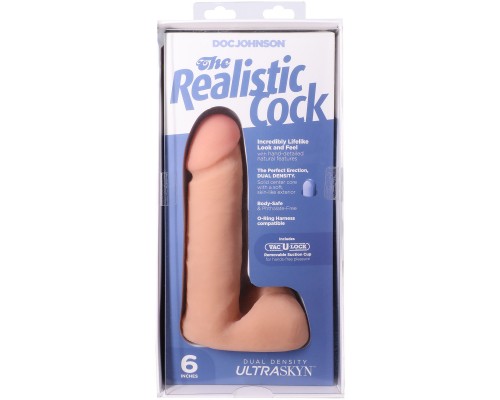 Реалистик Ultra Skin 6 Realistic Cock - реалистичный фаллоимитатор для удовлетворения всех ваших интимных желаний