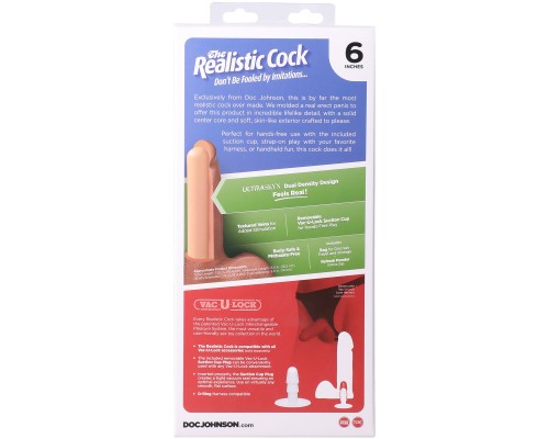 Реалистик Ultra Skin 6 Realistic Cock - реалистичный фаллоимитатор для удовлетворения всех ваших интимных желаний