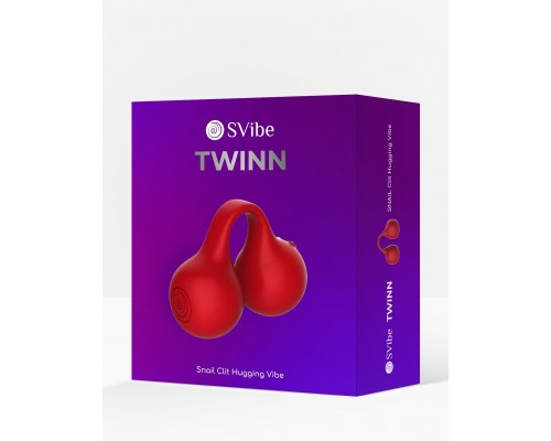 Вибромассажер SVIBE Twinn, cherry