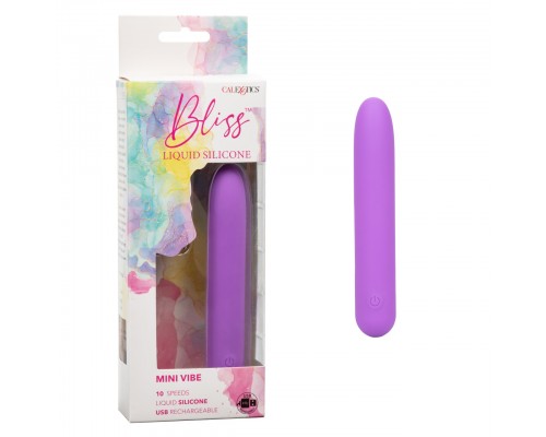 Мини вибромассажер Bliss Liquid Silicone Mini Vibe