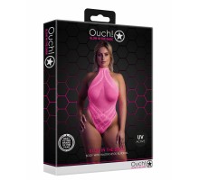 Боди with Halter Neck - Neon Pink - XL/XXXXL