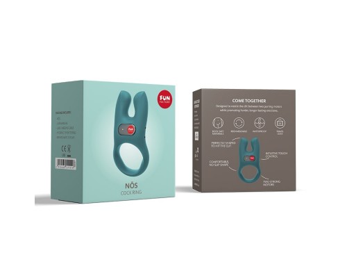 Эрекционное виброкольцо FF NOS, бирюзовый 51101