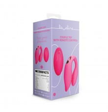 Парный вибромассажер Couple Toy with Remote Control с пультом управления (розовый)