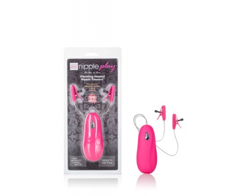 Зажимы на соски Nipple play с вибрацией