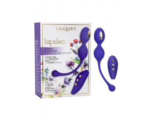 Виброшарики (тренажер Кегеля) с электростимуляцией Impulse Intimate E-Stimulator Dual Kegel